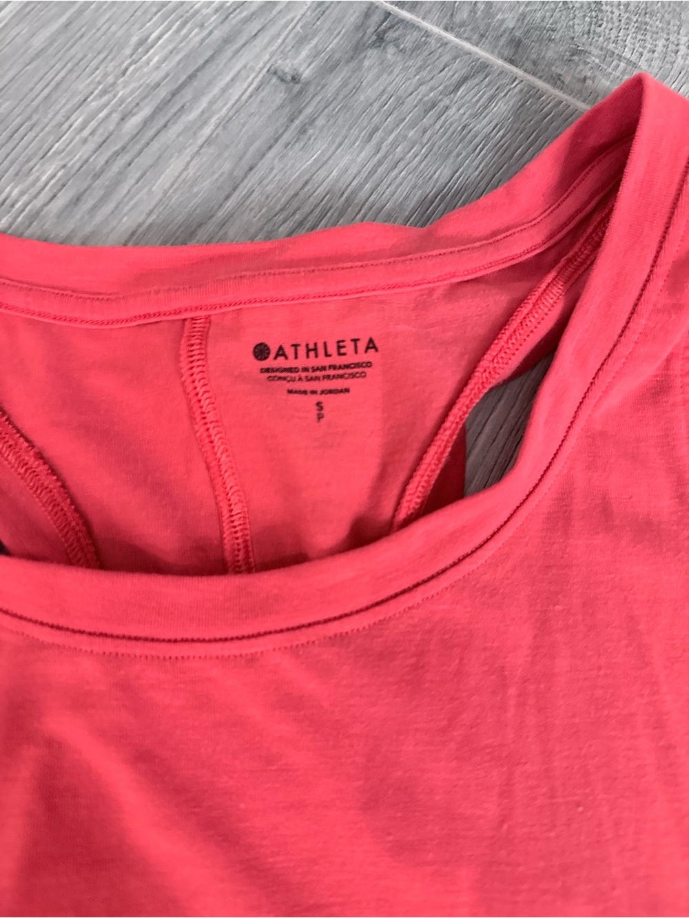 Athleta Coral Racerback Tank Top